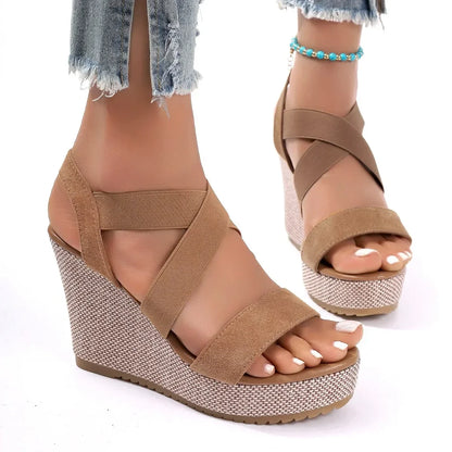 Women's Wedge Waterproof Thick-soled Sandals
