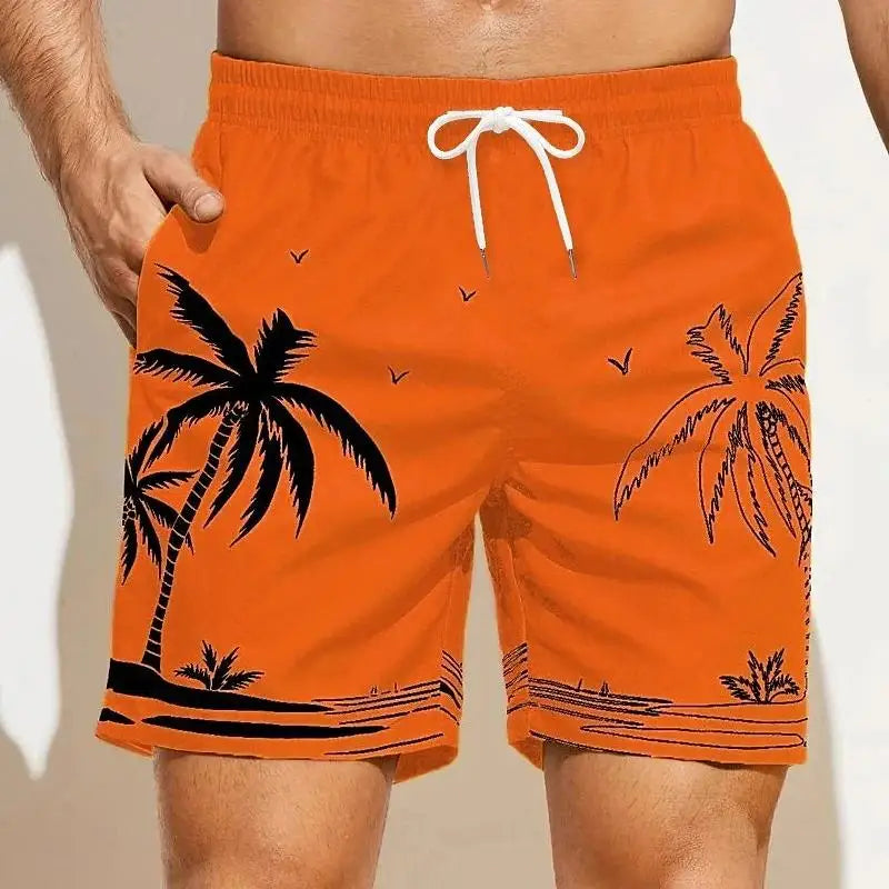 Summer Men's Quick Drying Hawaii Holiday Sports Swimming Trunks