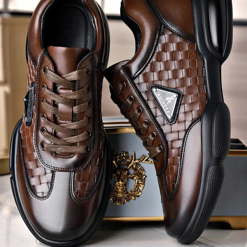 Casual Leather Training Wear Resistant Sneakers Outdoor - Empire P.E
