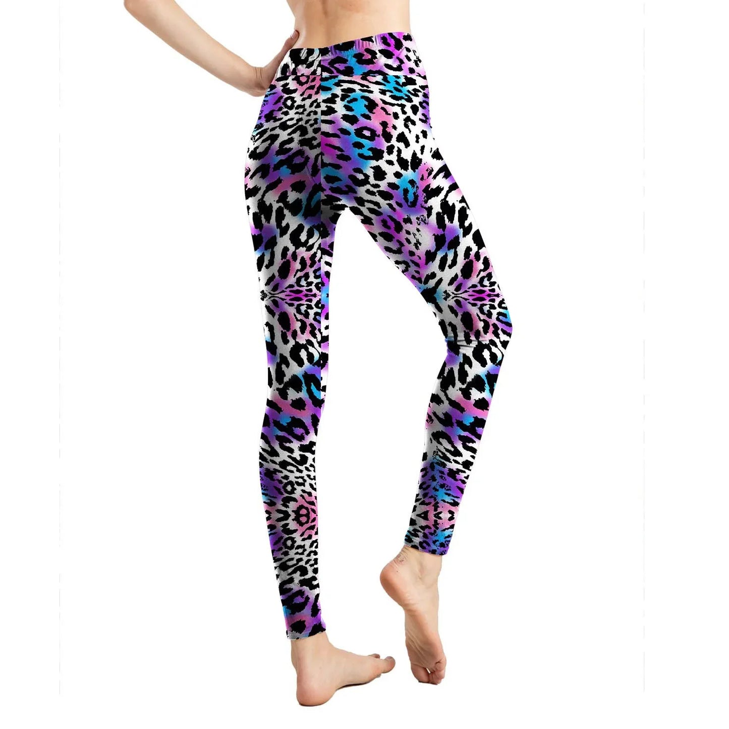 Leopard Leggings Printed High Waist - Empire P.E