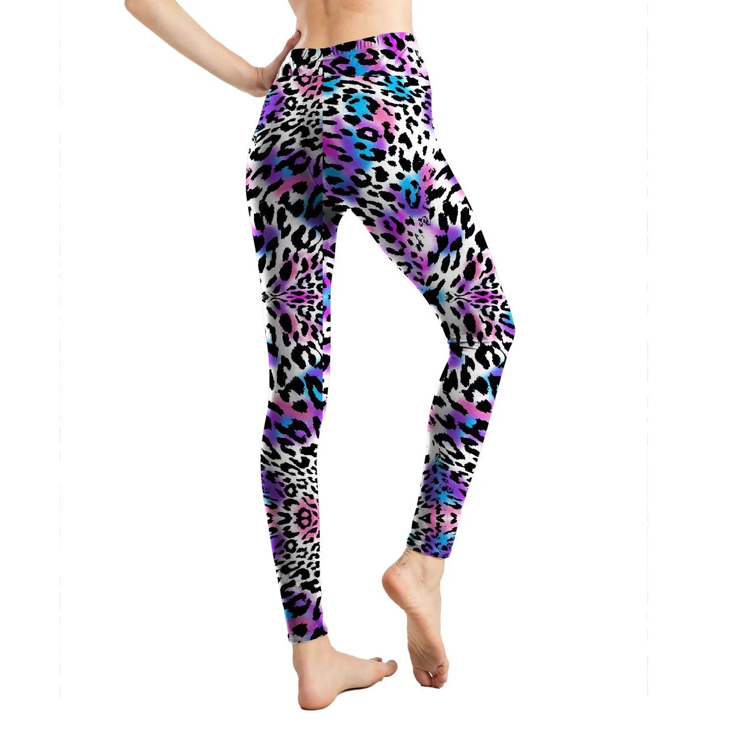 Leopard Leggings Printed High Waist - Empire P.E