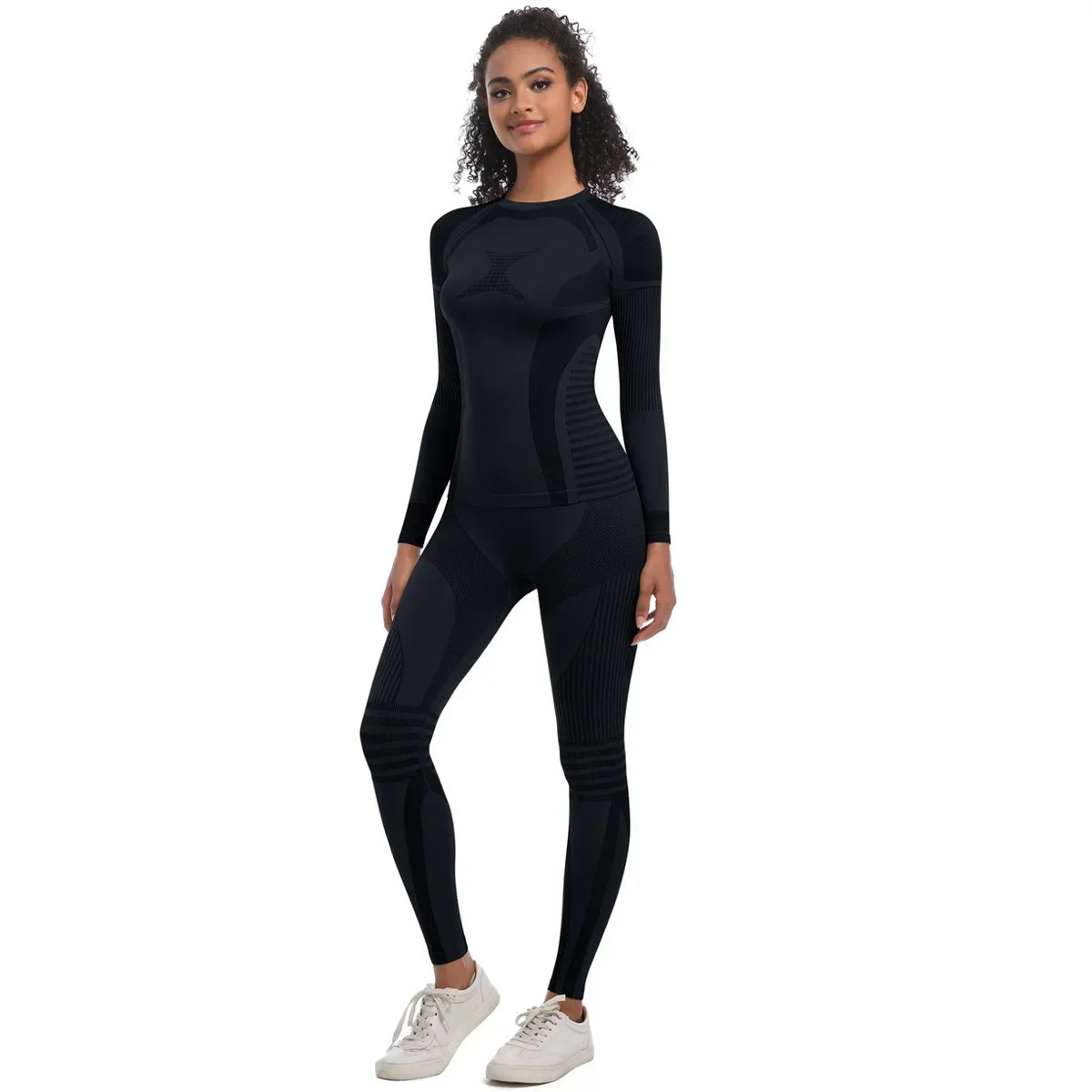 2Pc Women Skiwear Yoga Set