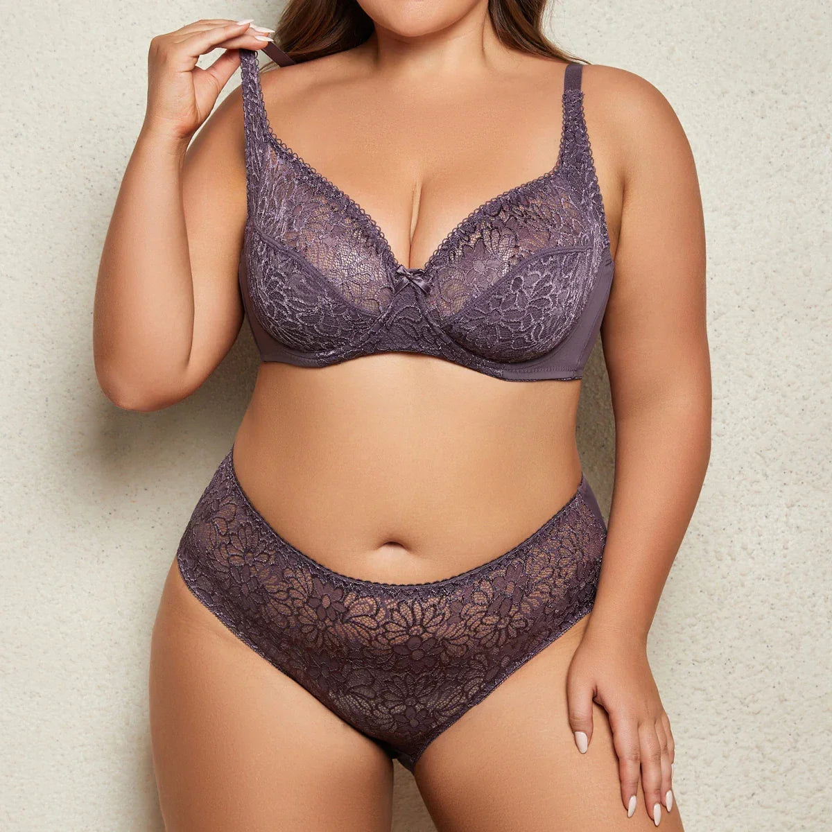 Women's Plus Size Lingerie Set Plain - Empire P.E