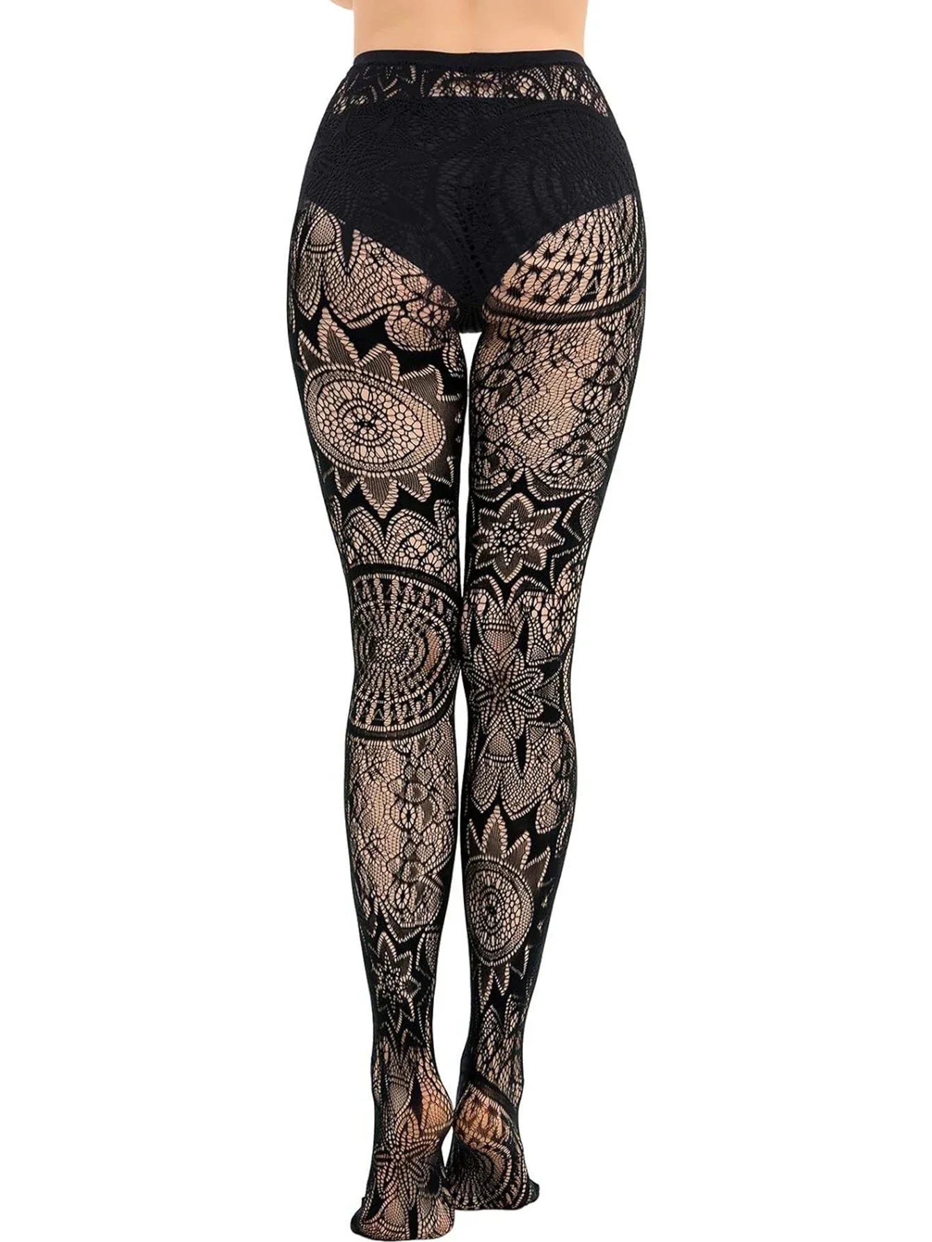 fishnet stockings sexy tattoo lace stockings - Empire P.E