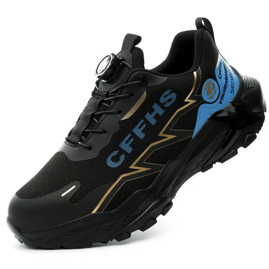 Rotating button Security Shoes
