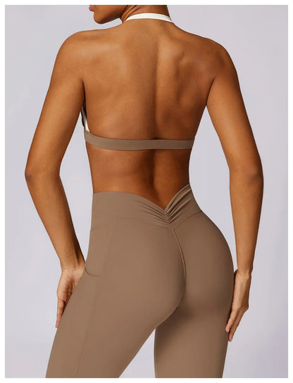 Yoga Set 2PCS Women Sportswear Push Up Workout Clothes - Empire P.E