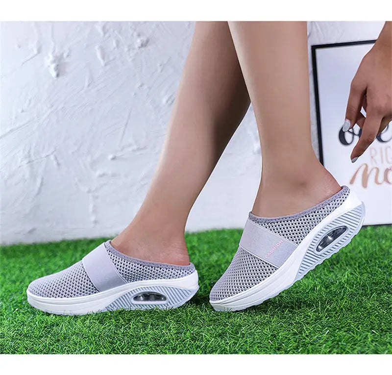 slip-ons without back female sneakers women's sport shoes professional running shoes black sports shoes skor walkx 1229 - Empire P.E