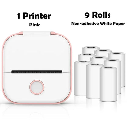 Portable Mini Wireless Thermal Pocket Printer Self-adhesive Stickers - Empire P.E