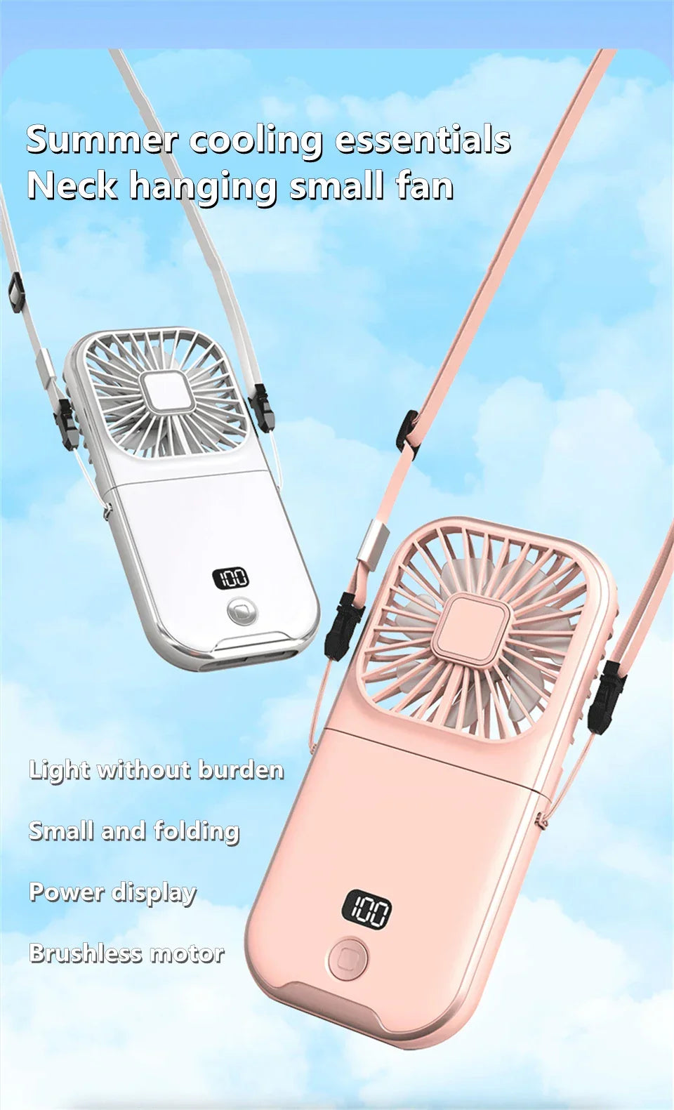 Foldable Hanging Neck Fan - Empire P.E