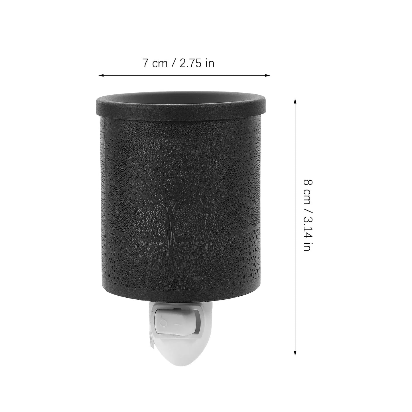 Metal Plug In Wax Warmer Electric Burner Scented Oil Night Lamp