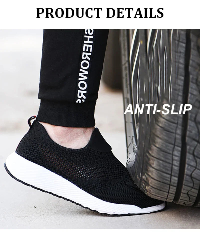 Steel Toe Work Shoes Men Lightweight Breathable - Empire P.E