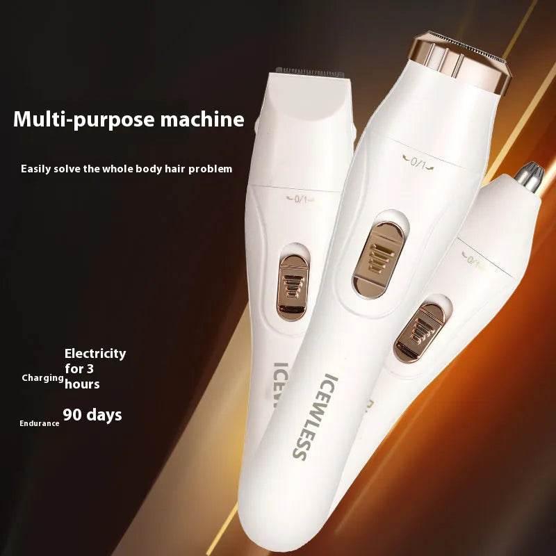 Electric Hair Trimmers for Women Waterproof Razor Painless Private Body Hair Removal Device shaver Bikini Arm Leg Face Shaving - Empire P.E