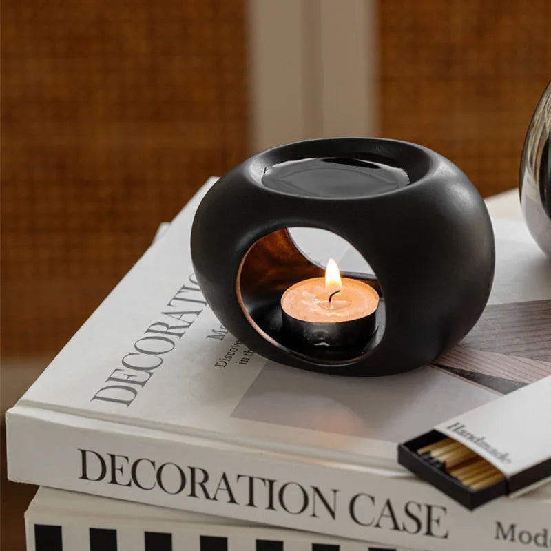 Ceramic Candle Heating Holder Essential Oil Burner