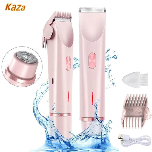Electric Razor for Women Painless Women Mustache Electric Shaver for Leg Bikini Body Hair Trimmer Facial Epilator Hair Remover - Empire P.E
