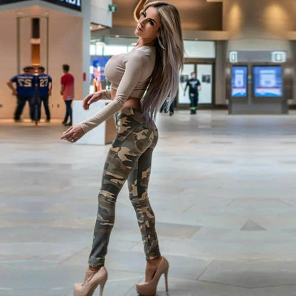Camo Leggings Yoga Pants - Empire P.E