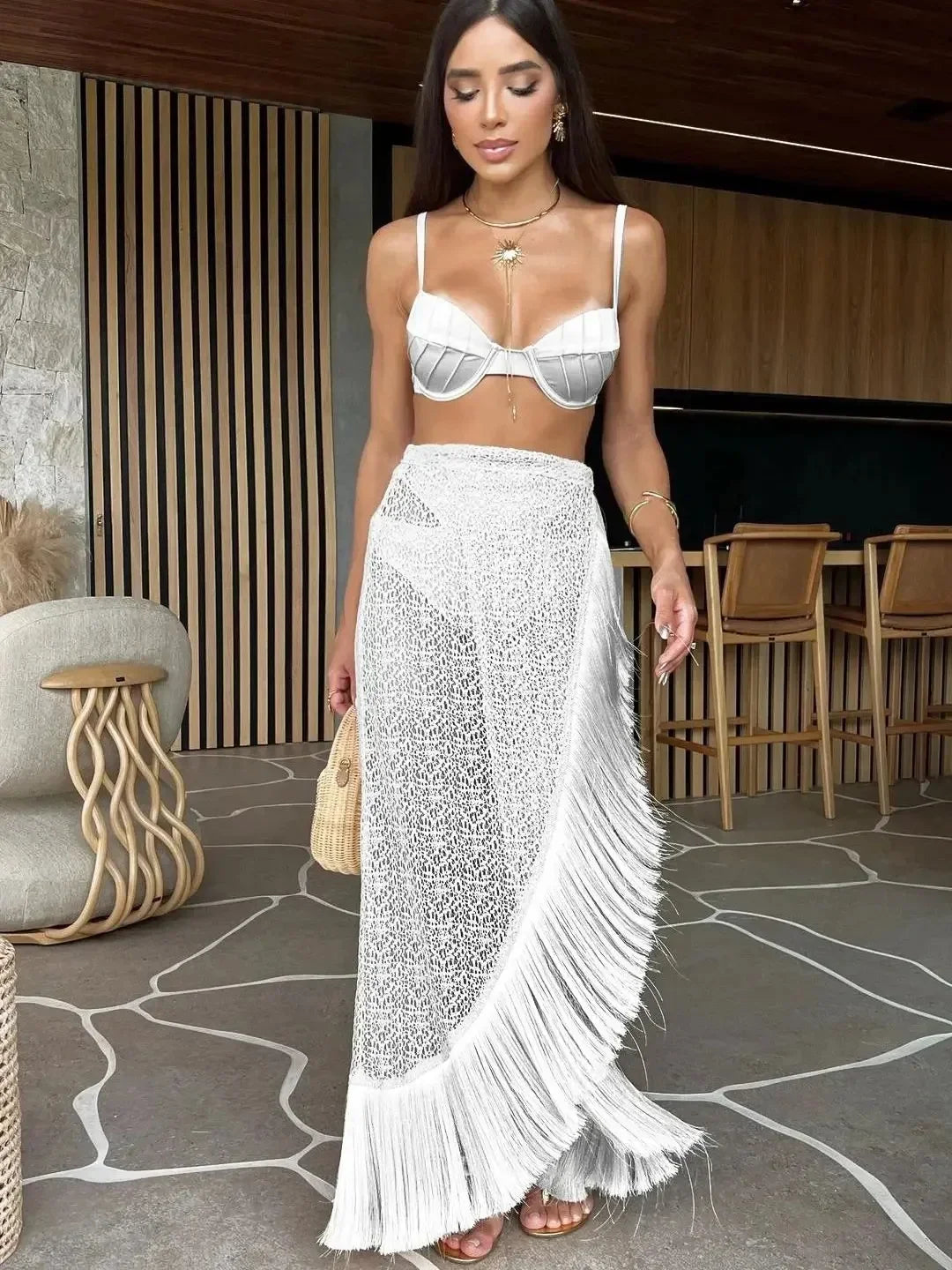 Sexy 3Pieces Push Up Bikini Set