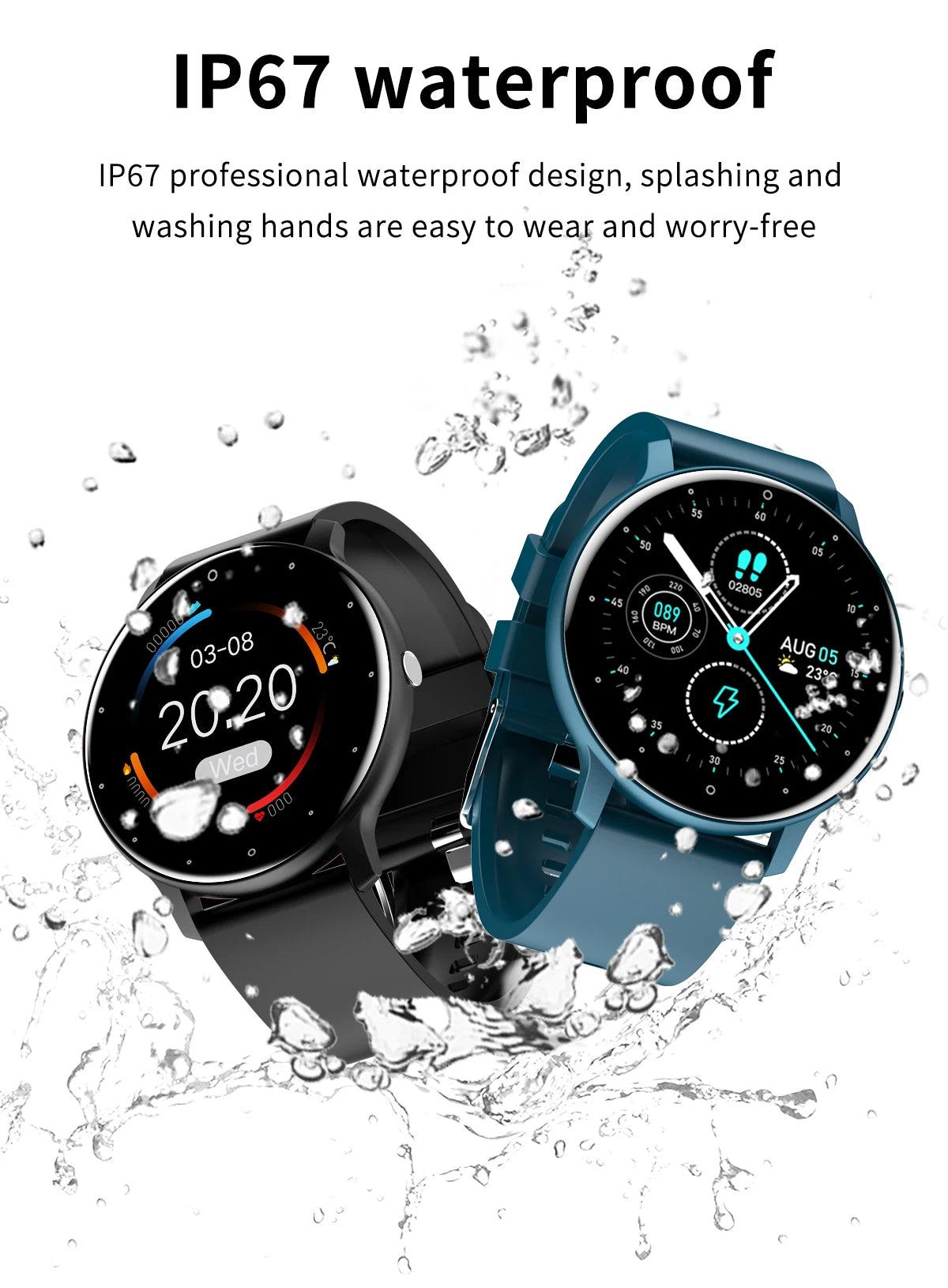 LIGE Smart Watch Men or Women Full Touch Screen Sport Fitness Watch - Empire P.E
