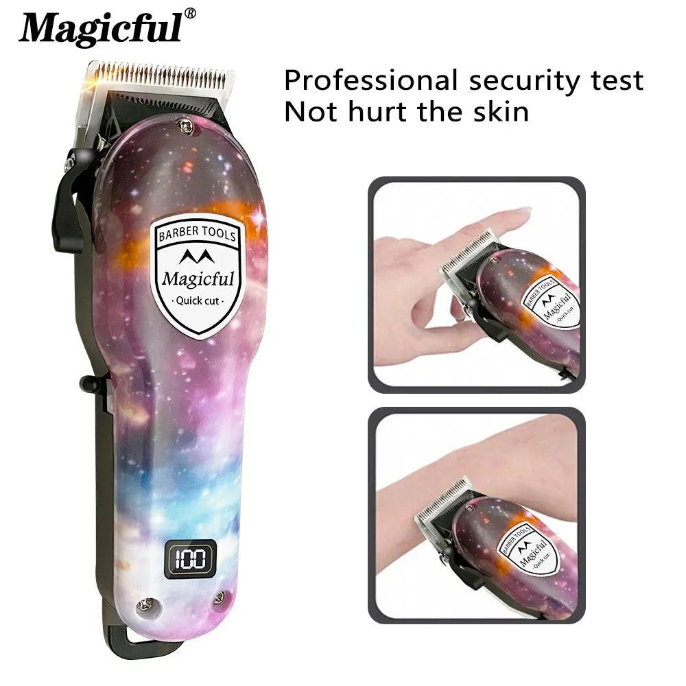 Magicful Hair Trimmer For Men Fashion Professional Hair Rechargeable Li-ion Battery - Empire P.E