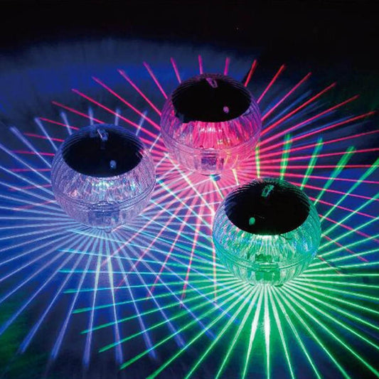 Solar Floating Pool Light Waterproof LED Solar Glow Ball Lamp Decoration for Pools Pond Fountain Garden Party Tub Home Decor - Empire P.E