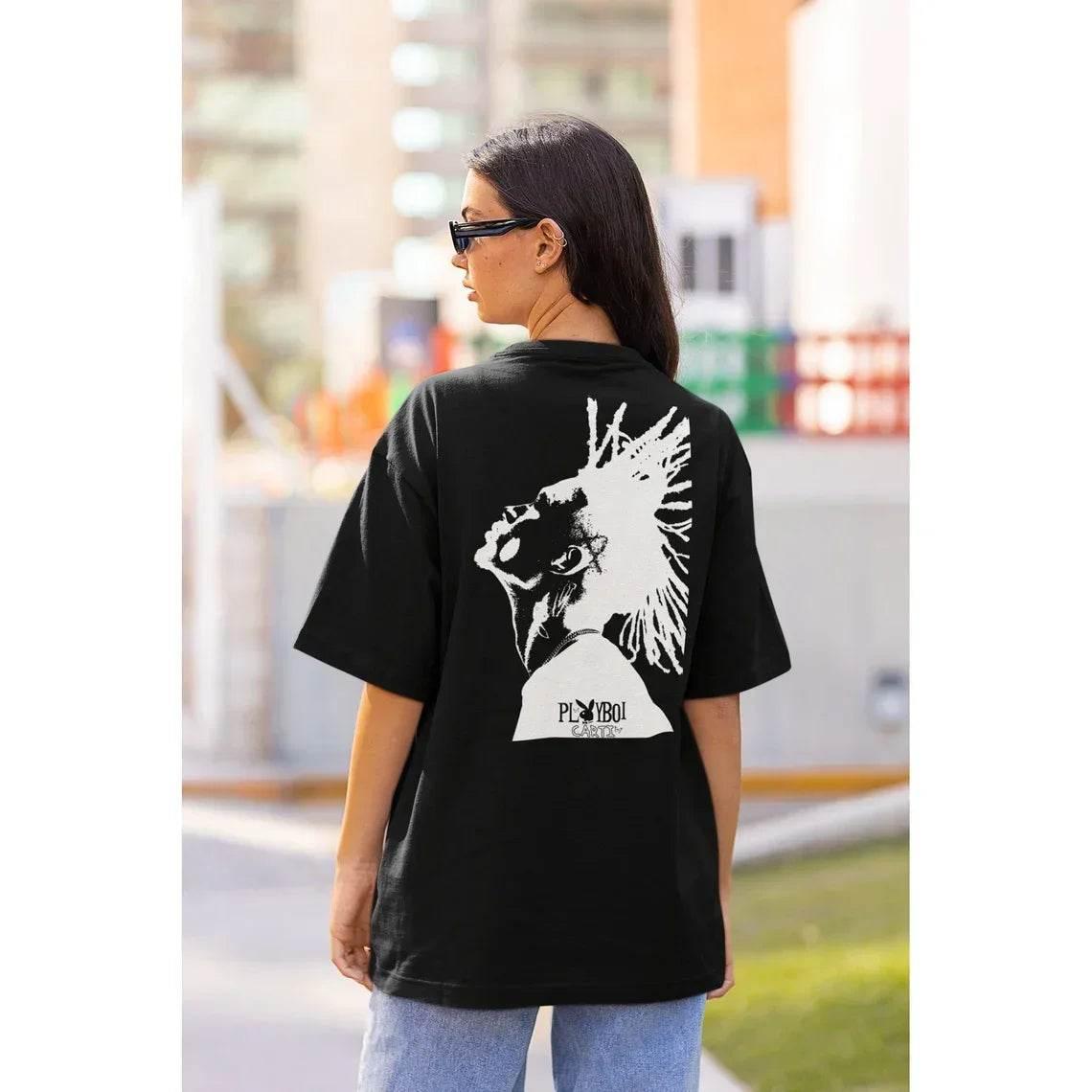 Hip Hop Men Crew Neck Top Vintage Playboi Carti Shirt Playboi Carti Tshirt Playboi Carti T-shirt Merch Tour Hip Hop Rap Tee - Empire P.E