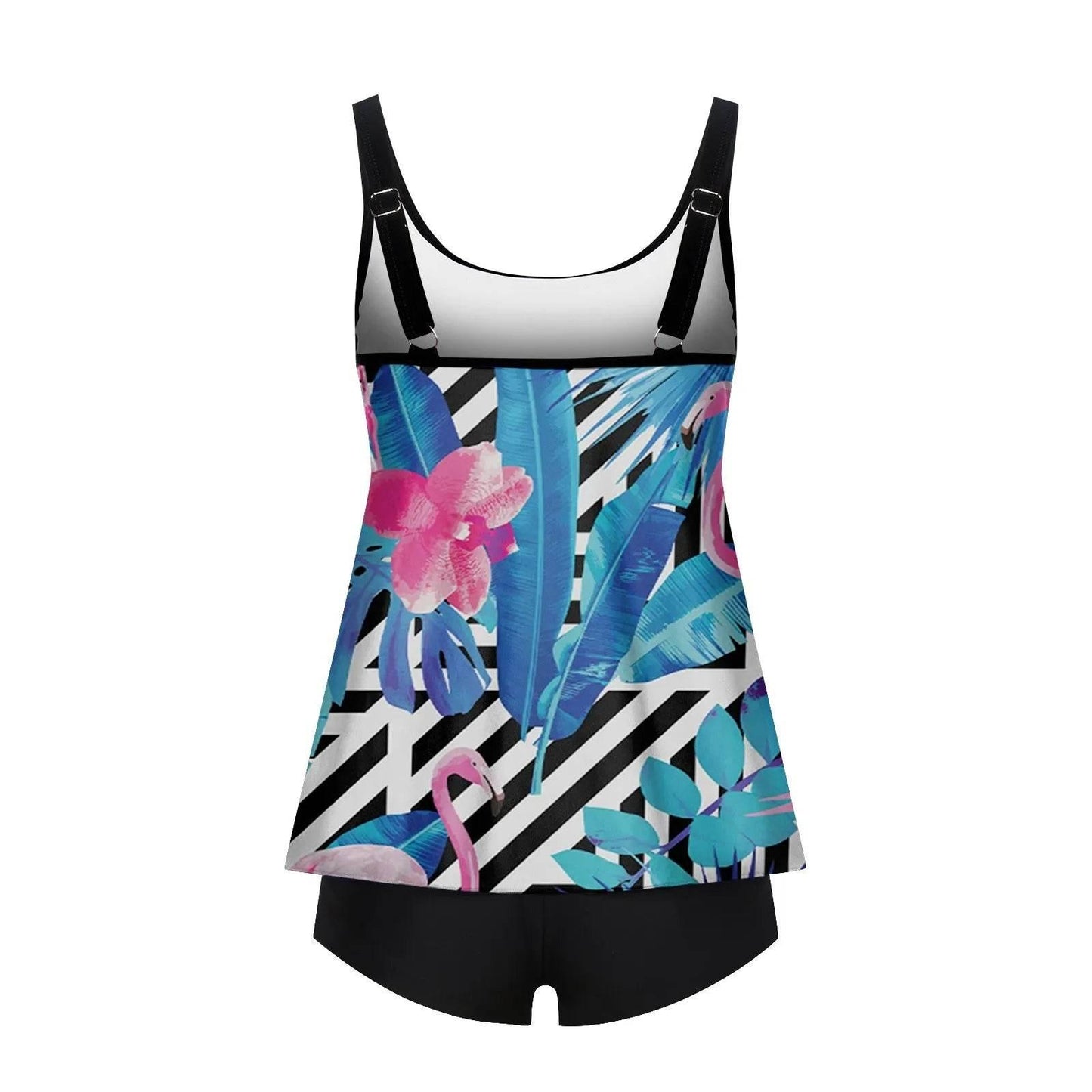 2024 Personality Popular Women's Swimsuit Sexy Printed Vest Shorts Swimsuit Two-Piece Set Soft And Comfortable Swimwear - Empire P.E