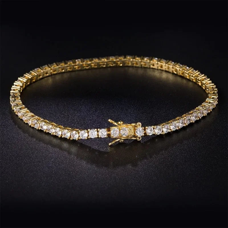 2025 new 7-8 Inch Tennis Bracelet with Four Claws - Empire P.E