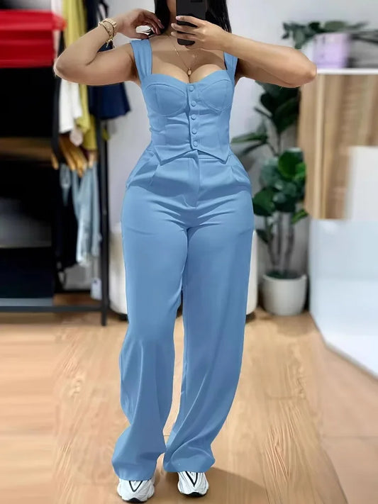 Women Suit Y2k Sexy Two Piece Set - Empire P.E