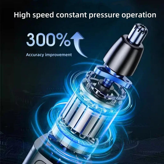 New Rechargeable Touch Screen Electric Ear Nose Hair Trimmer - Empire P.E