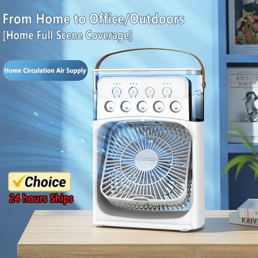 3 In 1 Fan AIr Conditioner Household Small Air Cooler - Empire P.E
