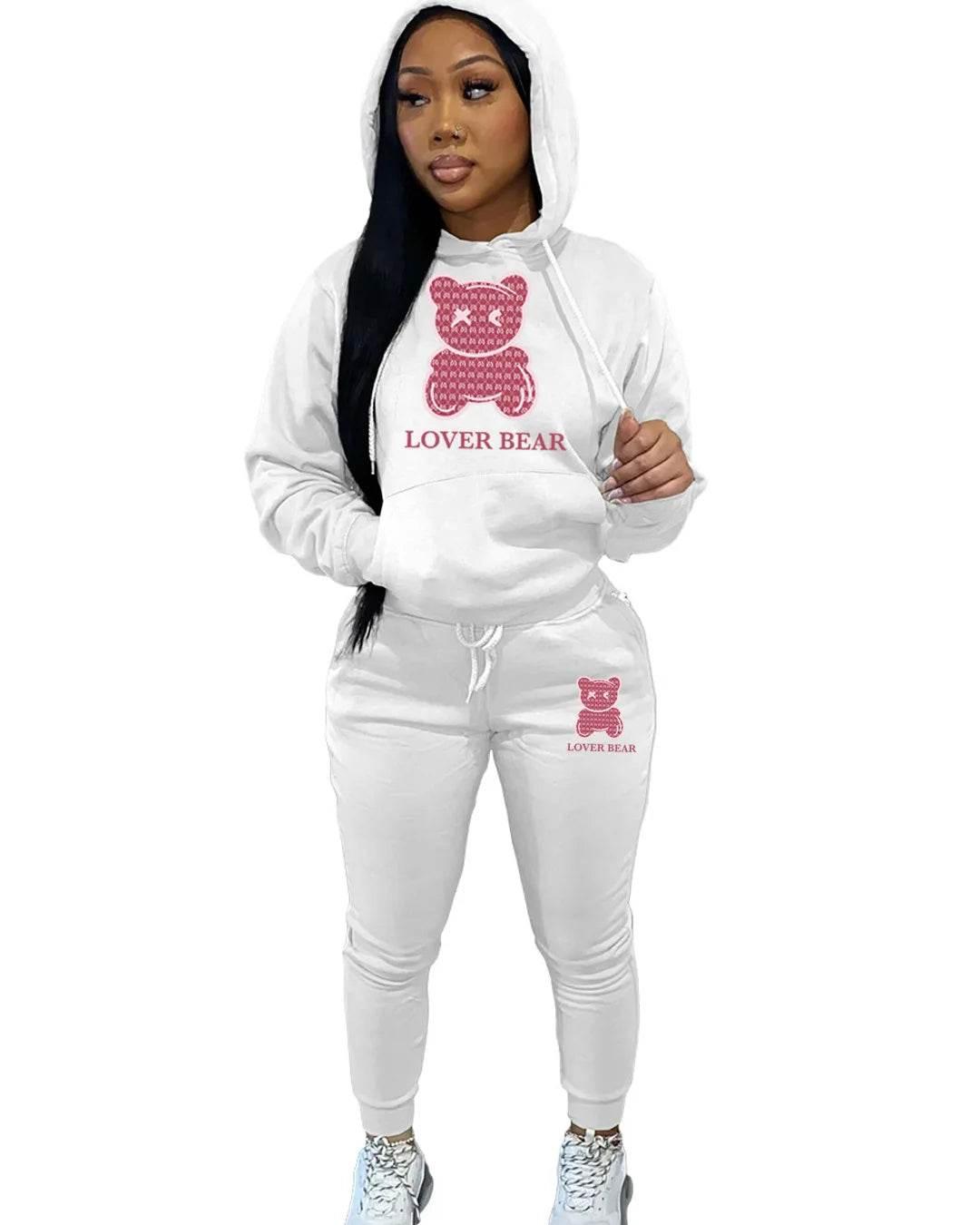 Autumn Fashion Letter Print Hoodie Sets - Empire P.E