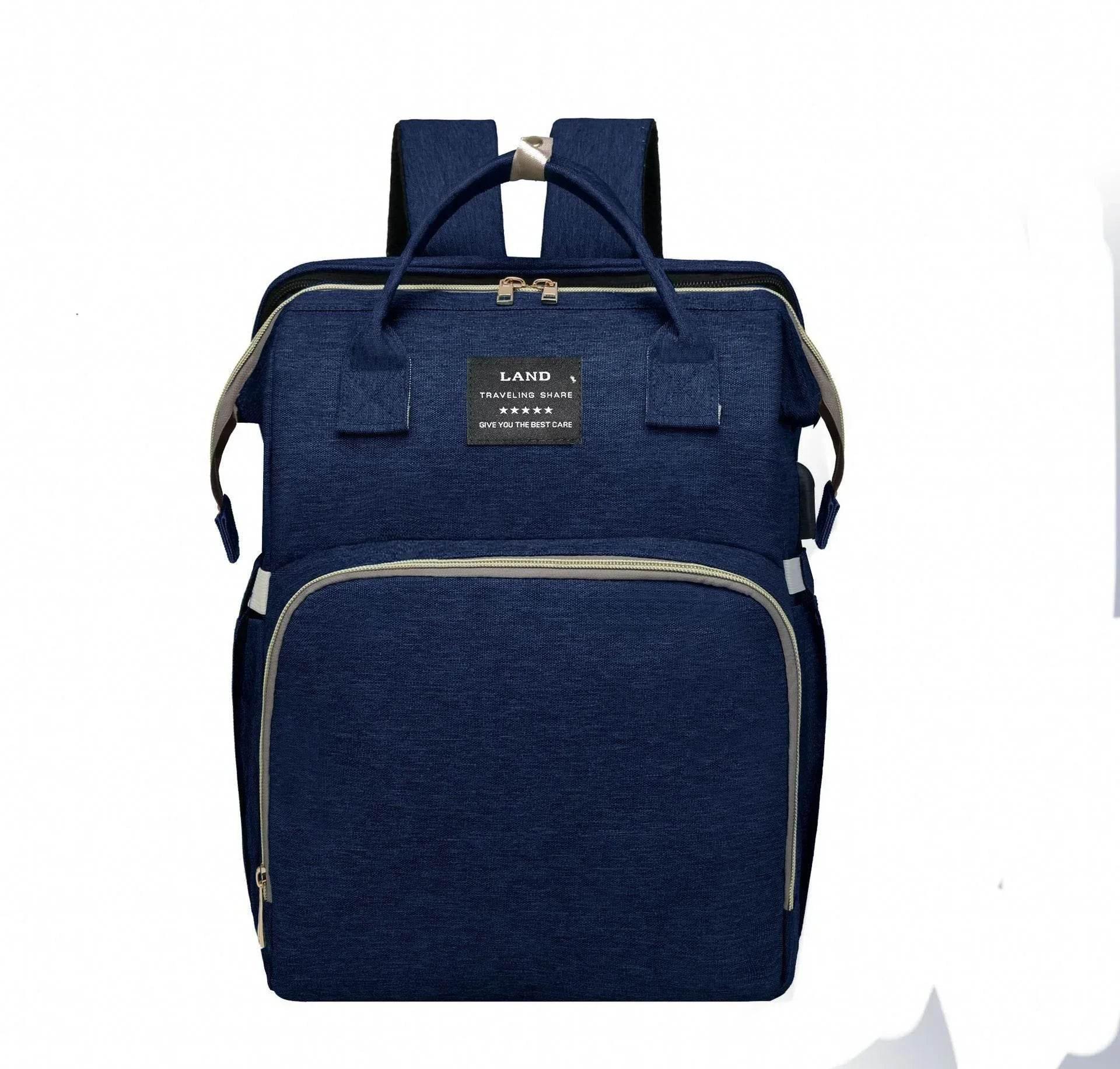 New Multifunctional Mother and Baby Bag Mom Bag Bottle Backpack Folding Sleeping Changing Bag Diaper Backpack - Empire P.E