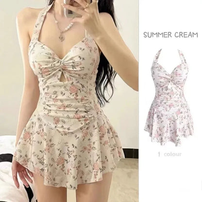 Women’s Slimming One-piece Dress Swimsuit