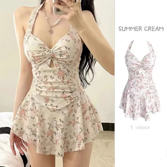 Women’s Slimming One-piece Dress Swimsuit