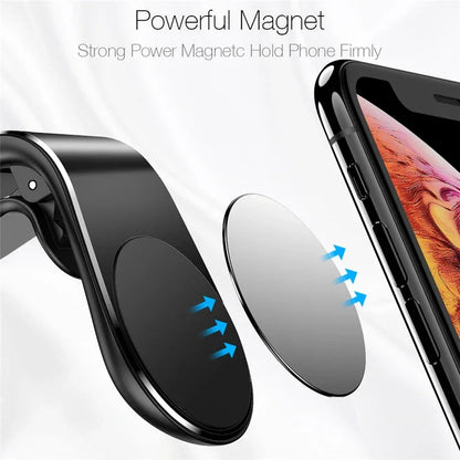 Magnetic L-Shape Car Phone Holder