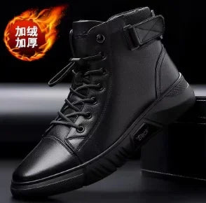 Casual Leather Training Wear Resistant Sneakers Outdoor - Empire P.E