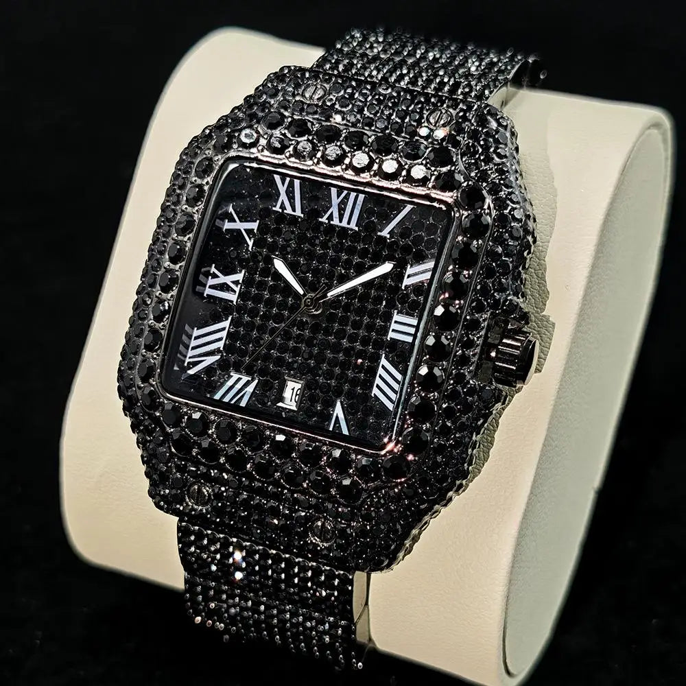Green Diamond Watch For Men
