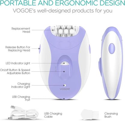 4in1 Women Epilator Electric Shaver Rechargeable - Empire P.E