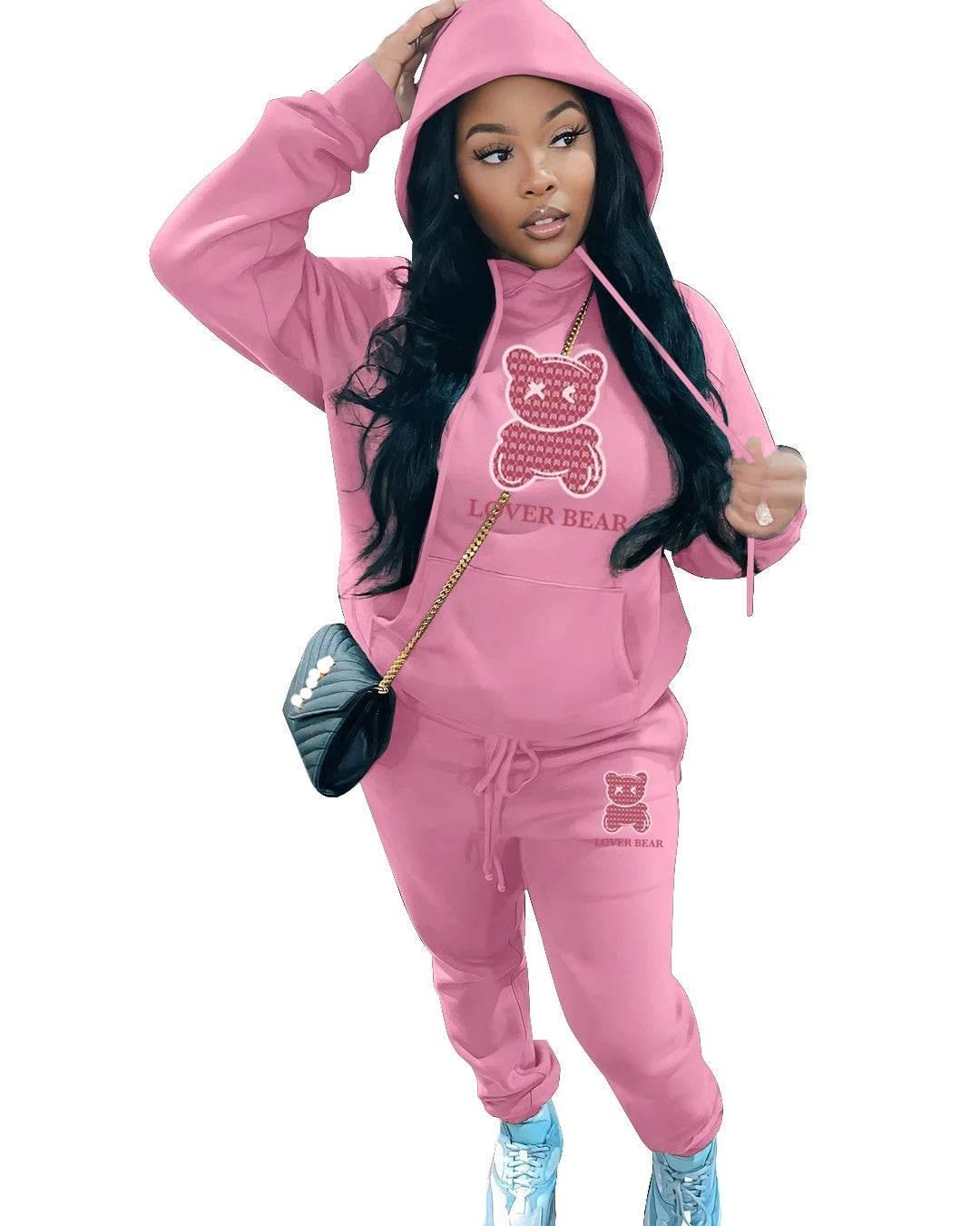 Autumn Fashion Letter Print Hoodie Sets - Empire P.E