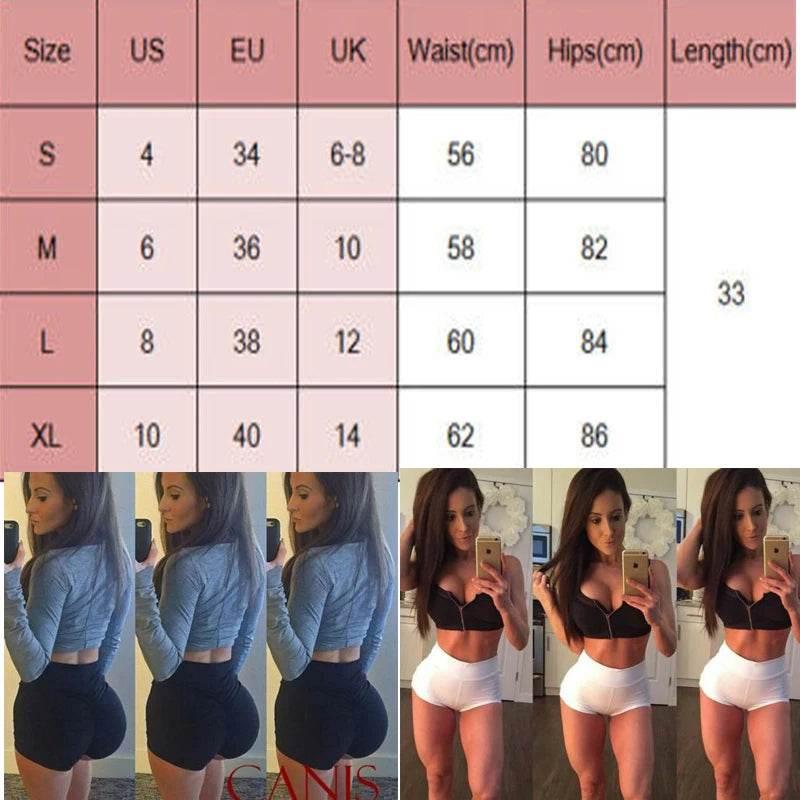 Women Yoga Shorts High Waist Workout Shorts Fitness Yoga Lift Butt Fitness Ladies Yoga Gym Running Short Pants Sportswear - Empire P.E