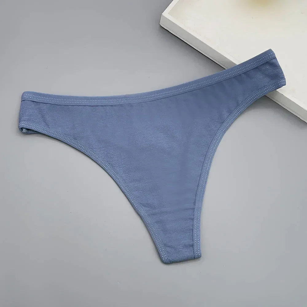 5 PCS Sexy G-String Cotton Women Underwear G String Thong - Empire P.E
