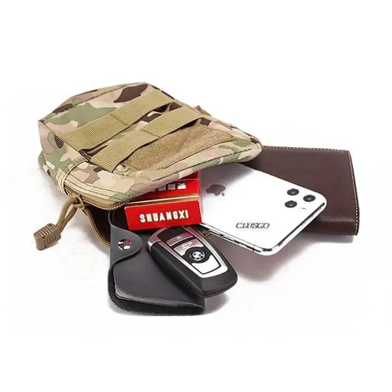Tactical Molle EDC Pouch Compact Utility Pouch 600D Organizer Tools Bags with Thigh Rig Panel Multipurpose Tool Bag Wasit Bag - Empire P.E