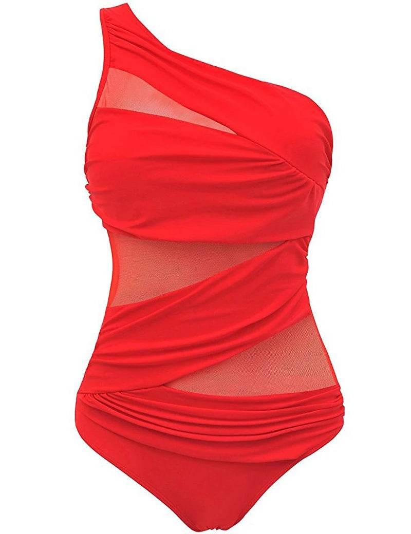 Sexy Swimsuit Women Top Plus Size Swimwear 3XL 4XL Push Up Bathing Suit Ladies Monokini Swimming Suit - Empire P.E