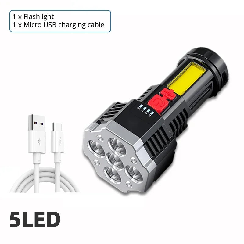 High Power Rechargeable Led Flashlights 7LED - Empire P.E