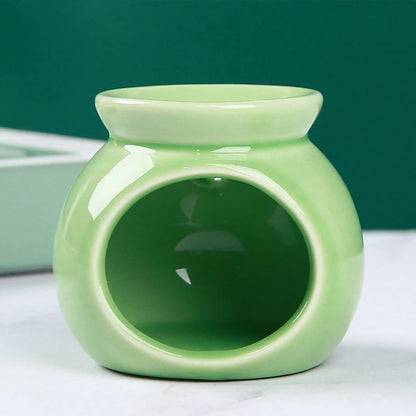 Ceramic Essential Oil Burner Incense Mini Candle Holder