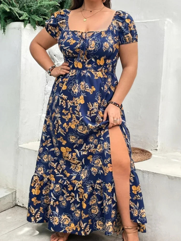 Plus Size Women Summer Dress - Empire P.E