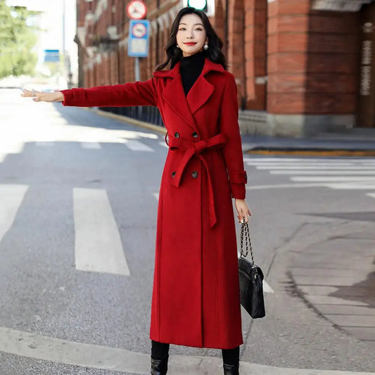 Women's Thermal Wool Coat - Empire P.E