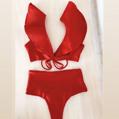 2025 New High Waist Bikini Swimsuit - Empire P.E