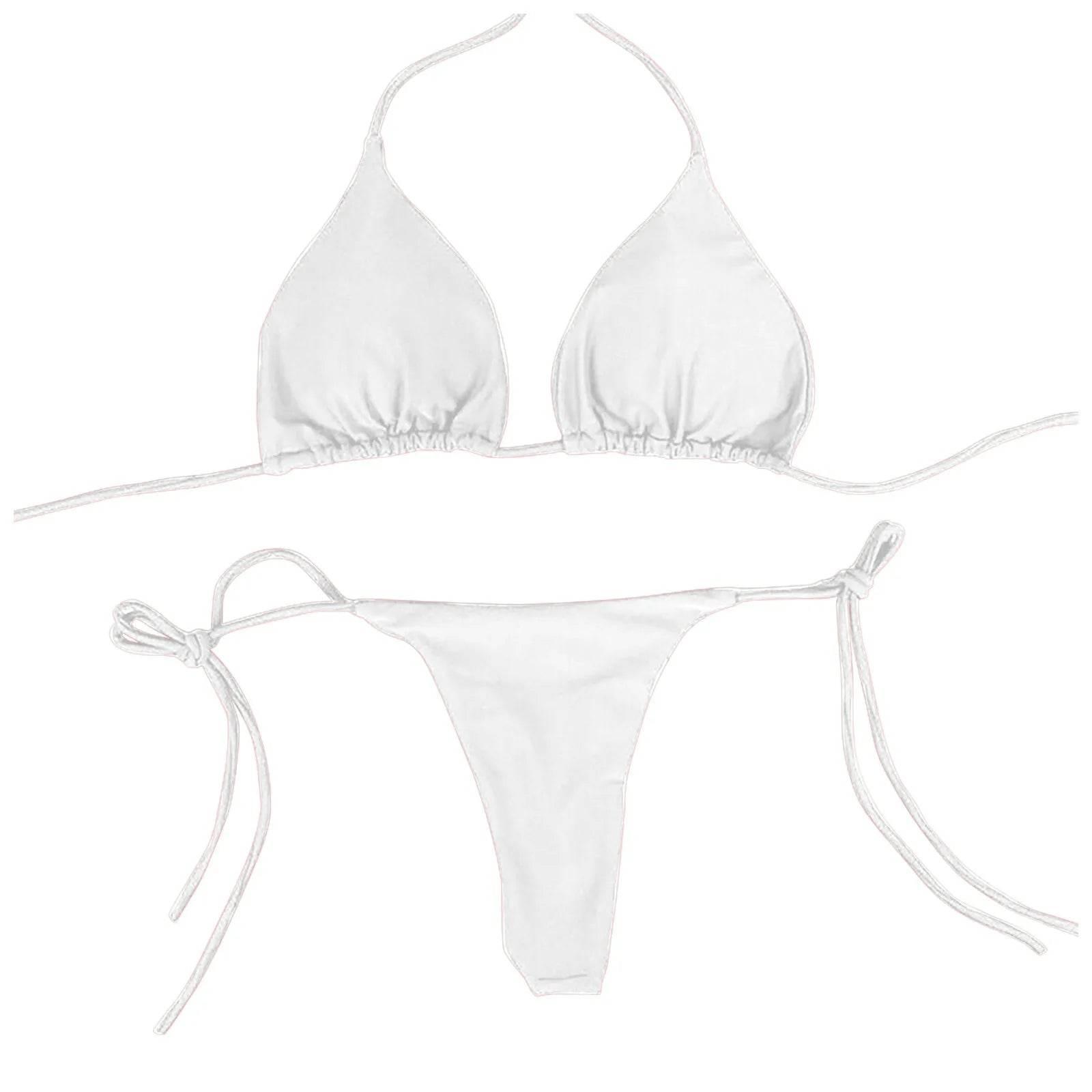 Sexy Bikinis Set Summer Brazilian Swimsuit Women Bra Thong Two Pieces Swimwear Beachwear Bathing Suit Beachwear Swimsuit Women - Empire P.E