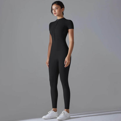 Women Bodysuits Fitness Sports Bodysuit Yoga Suit Breathable Quick Drying Sports Yoga Clothing Women's Gym Push Up Workout - Empire P.E