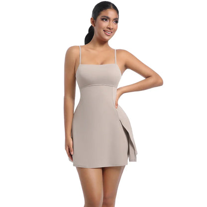 Women Yoga Tennis Skirts Gym Golf Running Sports Fitness Jumpsuit Skirt Sports Overalls Fitness Suits Gym Tracksuit Dance Skirt - Empire P.E